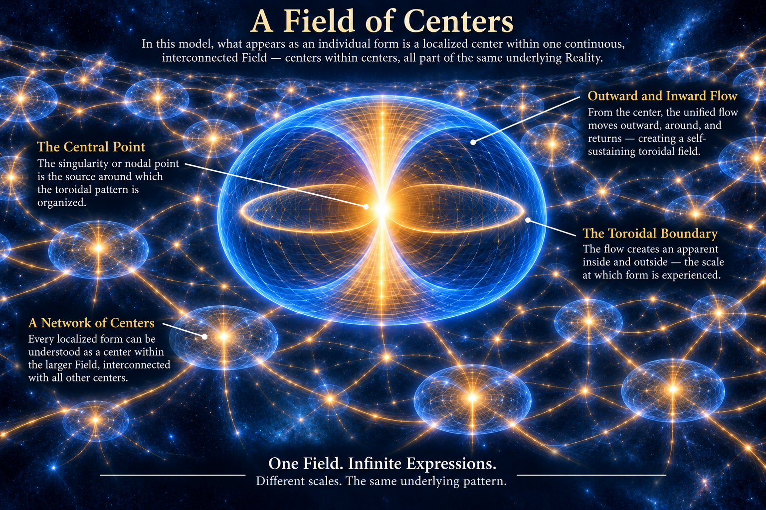 Field of toroidal centers